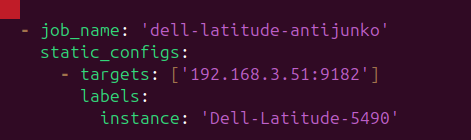 Job dell-latitude-antijunko corregido con target 192.168.3.51:9182